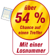 über 54% Chance auf einen Treffer (mit einer Losnummer)